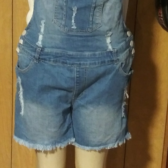 American Bazi light blue short overalls - Picture 5 of 8